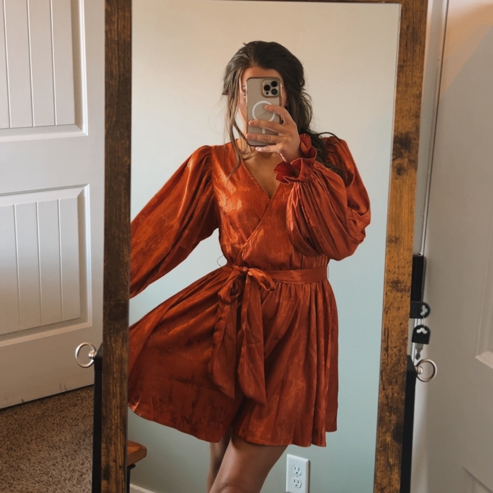 Gorgeous Rust Dress